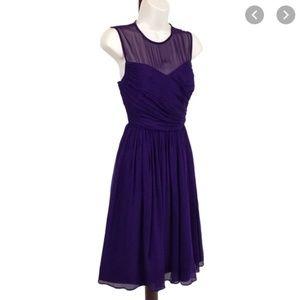 J Crew Clara dress in silk chiffon Petite 12